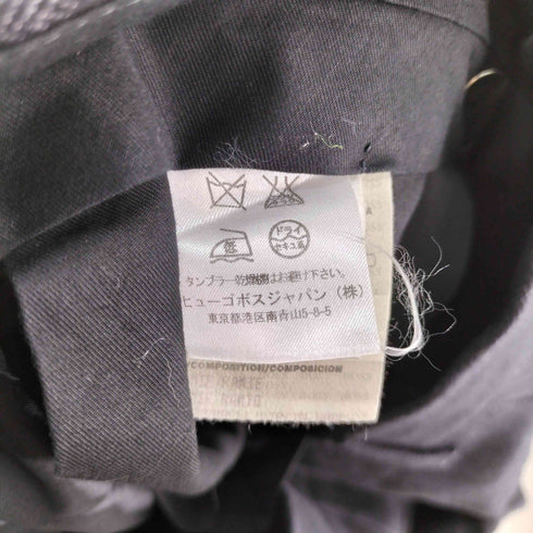 ボスヒューゴボス BOSS HUGO BOSS ウールラミー混紡 センタープレス ヘリンボーン スラックス メンズ FR:48-50