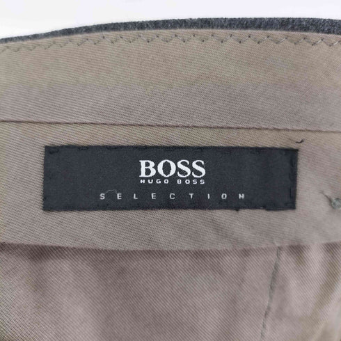 ボスヒューゴボス BOSS HUGO BOSS ウール100 ノータック スラックス メンズ FR:48-50