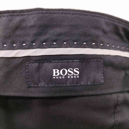 ボスヒューゴボス BOSS HUGO BOSS コットン100 ノータック ブラッシュパンツ メンズ FR:48-50