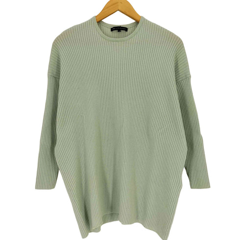 ニジュウサンク 23区 ウールカシミヤ クルーネック リブニット レディース JPN:38