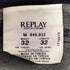 リプレイ REPLAY SKAR ストレートデニムパンツ メンズ 32×32