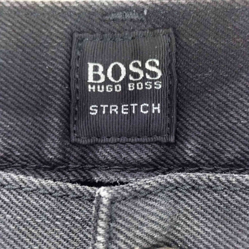 ボスヒューゴボス BOSS HUGO BOSS ストレッチブラックデニムパンツ メンズ 33/34