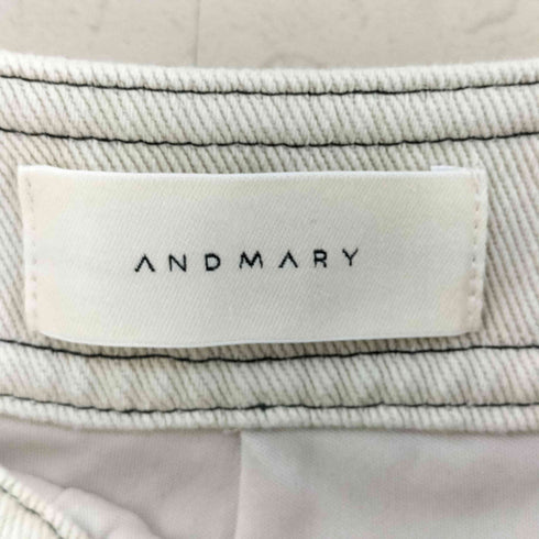 アンドマリー AND MARY Back ribbon mini skirt バックリボンミニスカート レディース M