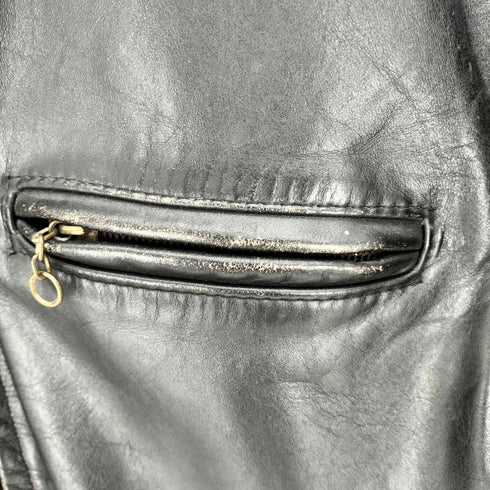 ショット Schott USA製 AT101 ライナー付き シングルライダース ジャケット メンズ US:40