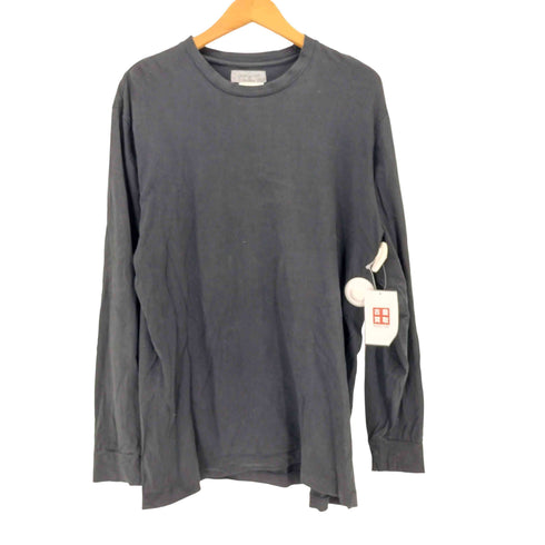 ヨウジヤマモトプールオム Yohji Yamamoto POUR HOMME 90s 丸文字タグ クルーネック 長袖Tシャツ メンズ