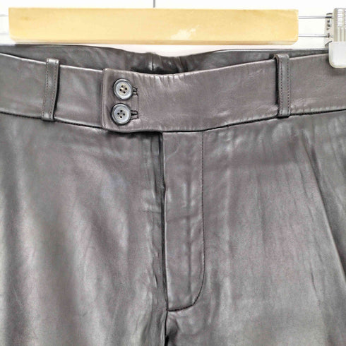 ボスヒューゴボス BOSS HUGO BOSS lamb leather リアルレザーパンツ メンズ EUR:51-52