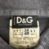 ディーアンドジードルチェアンドガッバーナ D&G DOLCE&GABBANA MADE IN ITALY リネン100% 長袖シャツ メンズ 34/48