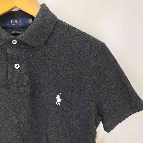 ポロラルフローレン POLO RALPH LAUREN CUSTOM SLIM FIT ポニー刺繍 半袖ポロシャツ メンズ import:S