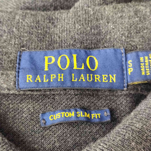 ポロラルフローレン POLO RALPH LAUREN CUSTOM SLIM FIT ポニー刺繍 半袖ポロシャツ メンズ import:S