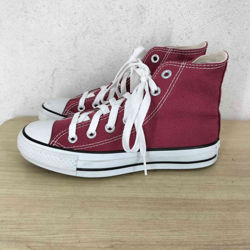 コンバースオールスター CONVERSE ALLSTAR maroon マルーン CANVAS ALL STAR HI ハイカットスニーカー レディース CONVERSE:3 1/2