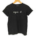アニエスベー agnes b. PARIS ロゴプリント クルーネックTシャツ レディース JPN:2