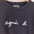 アニエスベー agnes b. PARIS ロゴプリント クルーネックTシャツ レディース JPN:2