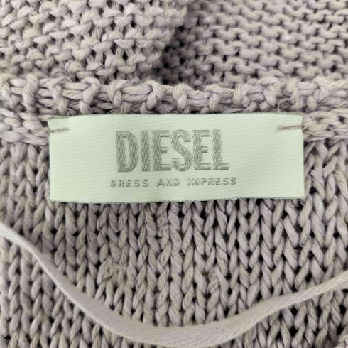 ディーゼル DIESEL レーヨン混 ケーブル編み ノースリーブニットワンピース レディース S