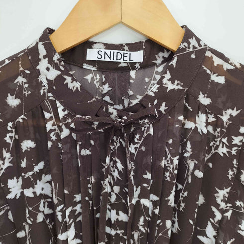スナイデル snidel プリントプリーツワンピース レディース JPN:1