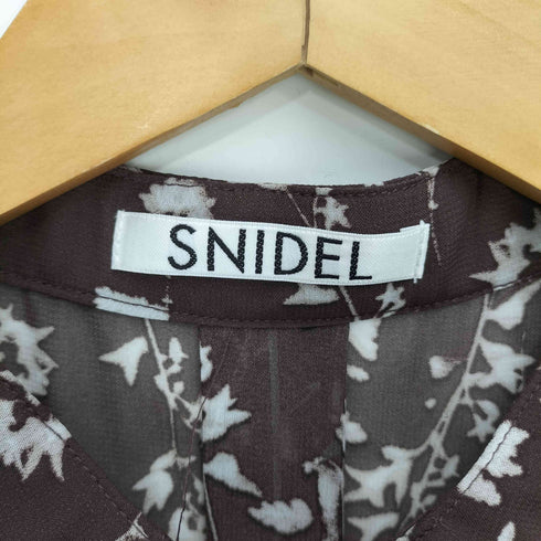 スナイデル snidel プリントプリーツワンピース レディース JPN:1