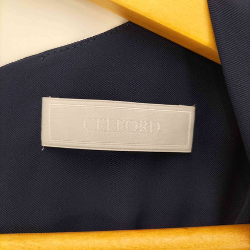 セルフォード CELFORD 25ss テーラードラペルフレアワンピース レディース JPN:38