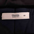 プラダ PRADA MADE IN ITALY ビジュー装飾 ストライプスラックス レディース 38