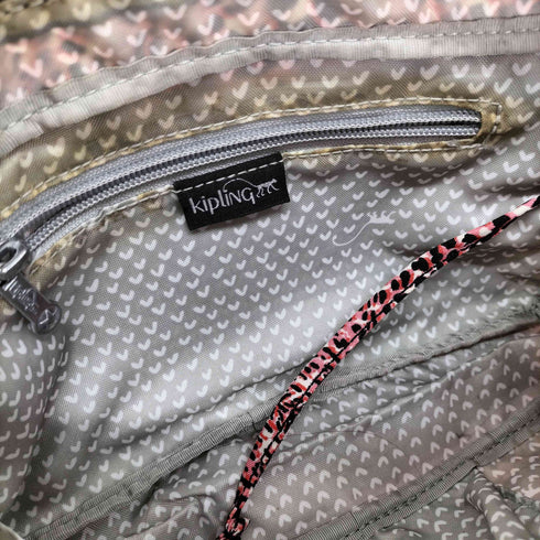 キプリング KIPLING チャーム付き ショルダーバッグ レオパード レディース