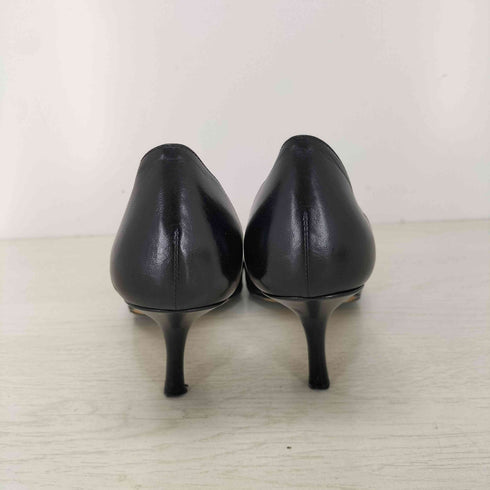 ジョルジオアルマーニ Giorgio Armani MADE IN ITALY ポインテッドトゥ レザー ヒールパンプス レディース 34 1/2