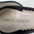 ジョルジオアルマーニ Giorgio Armani MADE IN ITALY ポインテッドトゥ レザー ヒールパンプス レディース 34 1/2