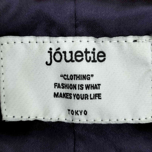 ジュエティ jouetie ツイード タータンチェック オーバー テーラードジャケット レディース JPN:M