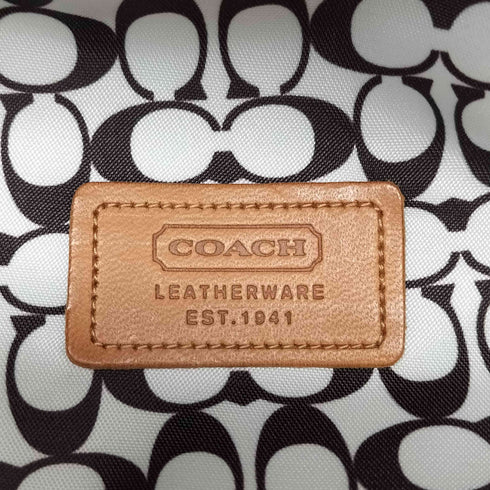 コーチ COACH 裏地シグネチャー柄 ナイロン バケットハット メンズ M/L