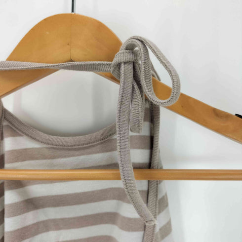 アニエスベー agnes b. PARIS ホルターネック ボーダー カットソー レディース