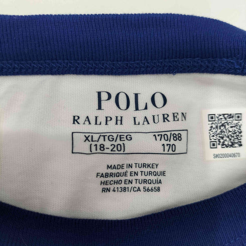 ポロラルフローレン POLO RALPH LAUREN ロゴデザイン 半袖 Tシャツ メンズ import:XL
