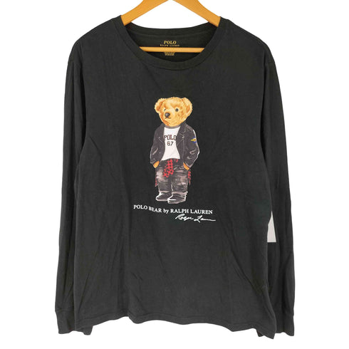 ポロラルフローレン POLO RALPH LAUREN ポロベア グラフィックプリント 長袖Tシャツ メンズ import:XL