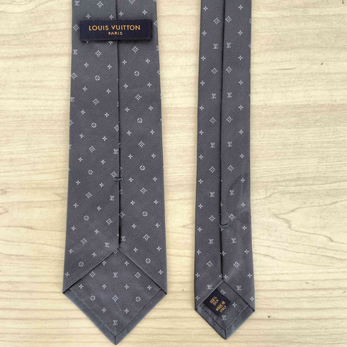 ルイヴィトン LOUIS VUITTON イタリア製 モノグラム シルクネクタイ メンズ