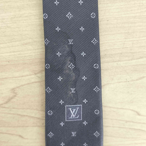 ルイヴィトン LOUIS VUITTON イタリア製 モノグラム シルクネクタイ メンズ
