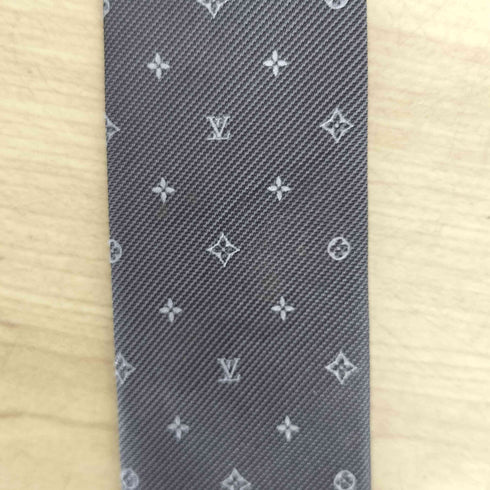 ルイヴィトン LOUIS VUITTON イタリア製 モノグラム シルクネクタイ メンズ