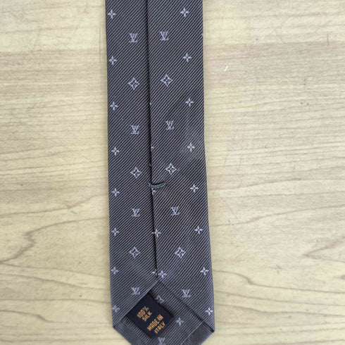 ルイヴィトン LOUIS VUITTON イタリア製 モノグラム シルクネクタイ メンズ