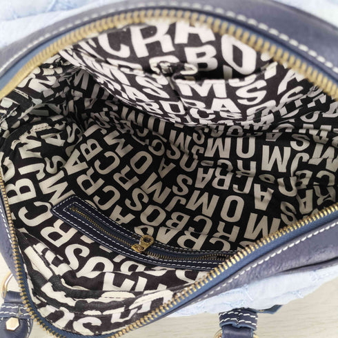 マークバイマークジェイコブス Marc by Marc Jacobs ハニカムステッチ デニム ハンドバッグ レディース