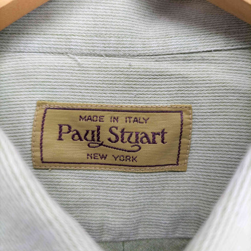 ポールスチュアート Paul Stuart 90S MADE IN ITALY イタリア製 ボタンダウン 長袖 アースカラー シャツ メンズ L