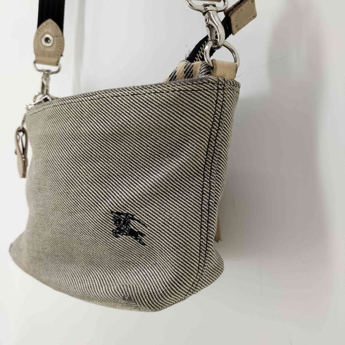 バーバリーブルーレーベル BURBERRY BLUE LABEL ホースロゴ刺繍 ショルダーバッグ レディース