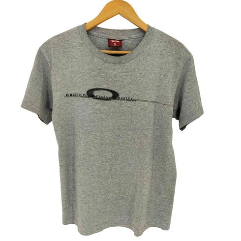 オークリー OAKLEY 90-00s 赤タグ フロントロゴプリント 半袖 Tシャツ メンズ import:S