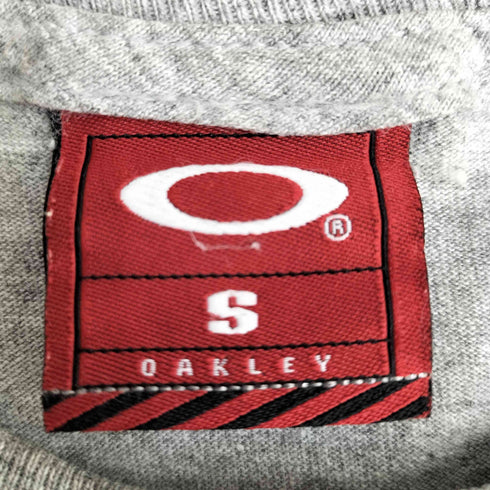 オークリー OAKLEY 90-00s 赤タグ フロントロゴプリント 半袖 Tシャツ メンズ import:S