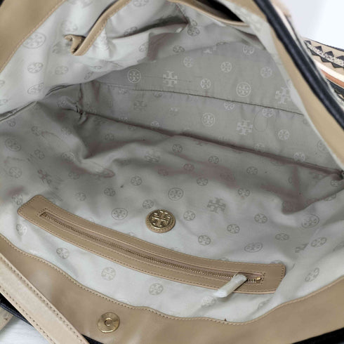トリーバーチ TORY BURCH ジグザグ レザートートバッグ レディース