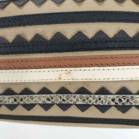 トリーバーチ TORY BURCH ジグザグ レザートートバッグ レディース