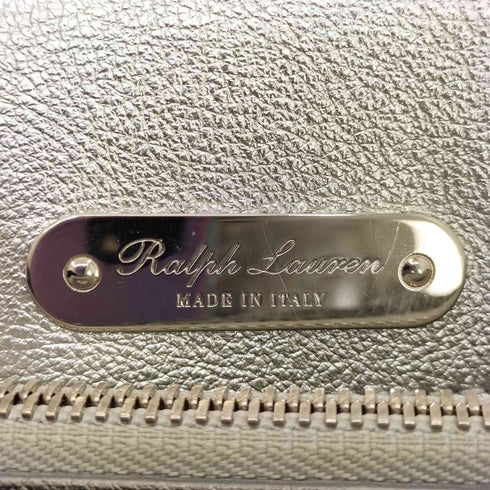 ラルフローレン RALPH LAUREN シルバー リッキー チェーン ワンショルダーバッグ チャーム付 レディース