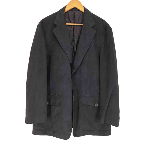 ジャンニヴァレンティノ GIANNI VALENTINO フェイクスエード 2B テーラードジャケット メンズ L
