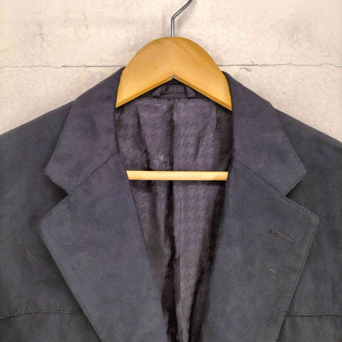 ジャンニヴァレンティノ GIANNI VALENTINO フェイクスエード 2B テーラードジャケット メンズ L