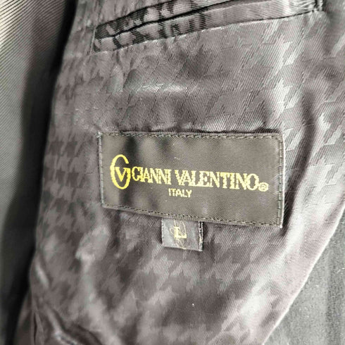 ジャンニヴァレンティノ GIANNI VALENTINO フェイクスエード 2B テーラードジャケット メンズ L