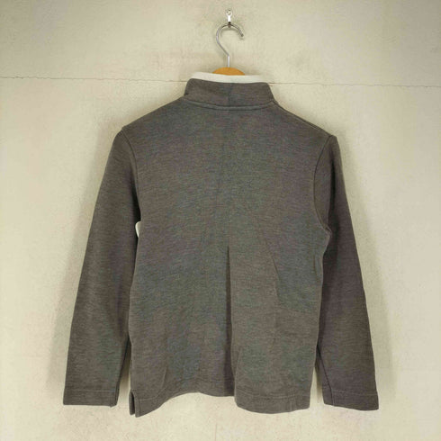 クレージュ courreges ロゴ刺繍 ハーフジップ スリット スウェット レディース 38