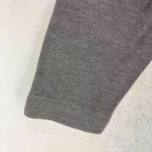 クレージュ courreges ロゴ刺繍 ハーフジップ スリット スウェット レディース 38
