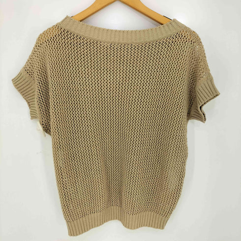 マックスマーラステュディオ MAX MARA STUDIO 半袖 コットン メッシュ サマーニット レディース import:M