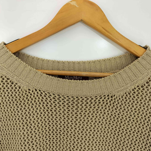 マックスマーラステュディオ MAX MARA STUDIO 半袖 コットン メッシュ サマーニット レディース import:M