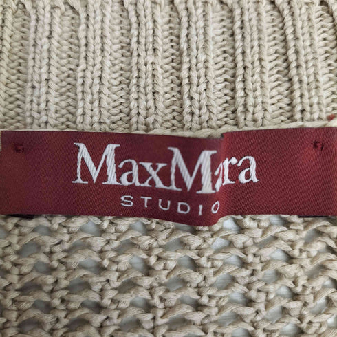 マックスマーラステュディオ MAX MARA STUDIO 半袖 コットン メッシュ サマーニット レディース import:M