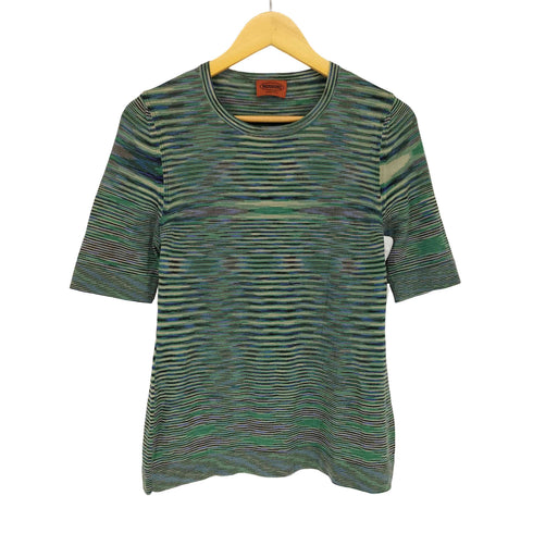 ミッソーニ MISSONI MADE IN ITALY summer sweater TEEイタリア製 サマー ニット 半袖 Tシャツ レディース